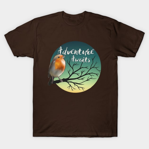 adventure awaits T-Shirt by janrewes